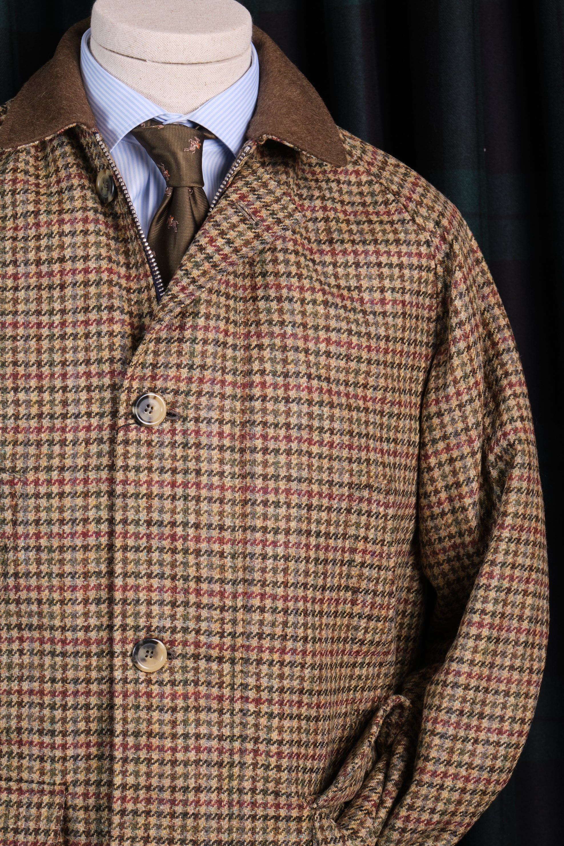 Chaqueton Madrid Tweed Earth / CASA SARTORIAL