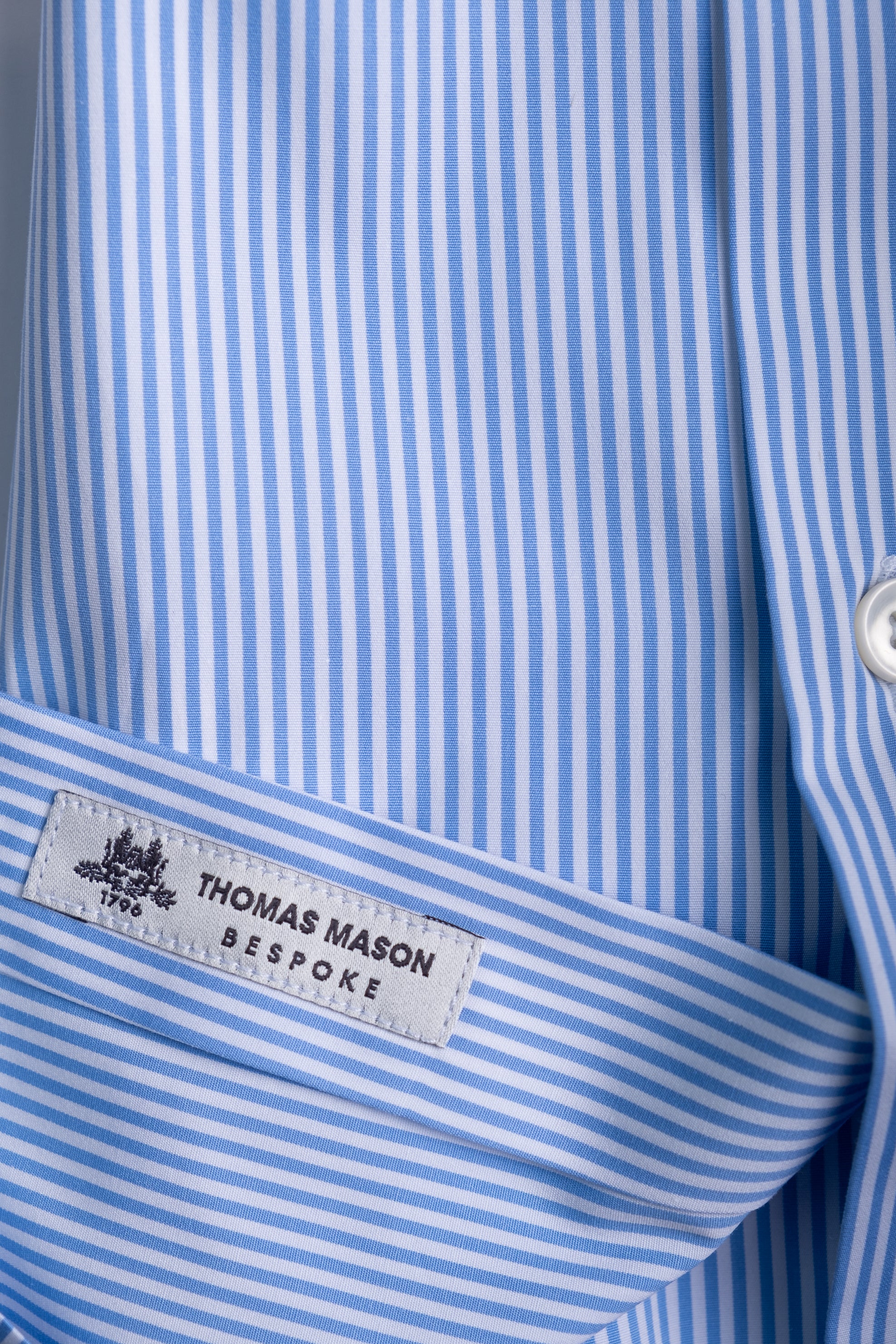 Camisa RTW Popelin Thomas Mason Línea Celeste / CASA SARTORIAL