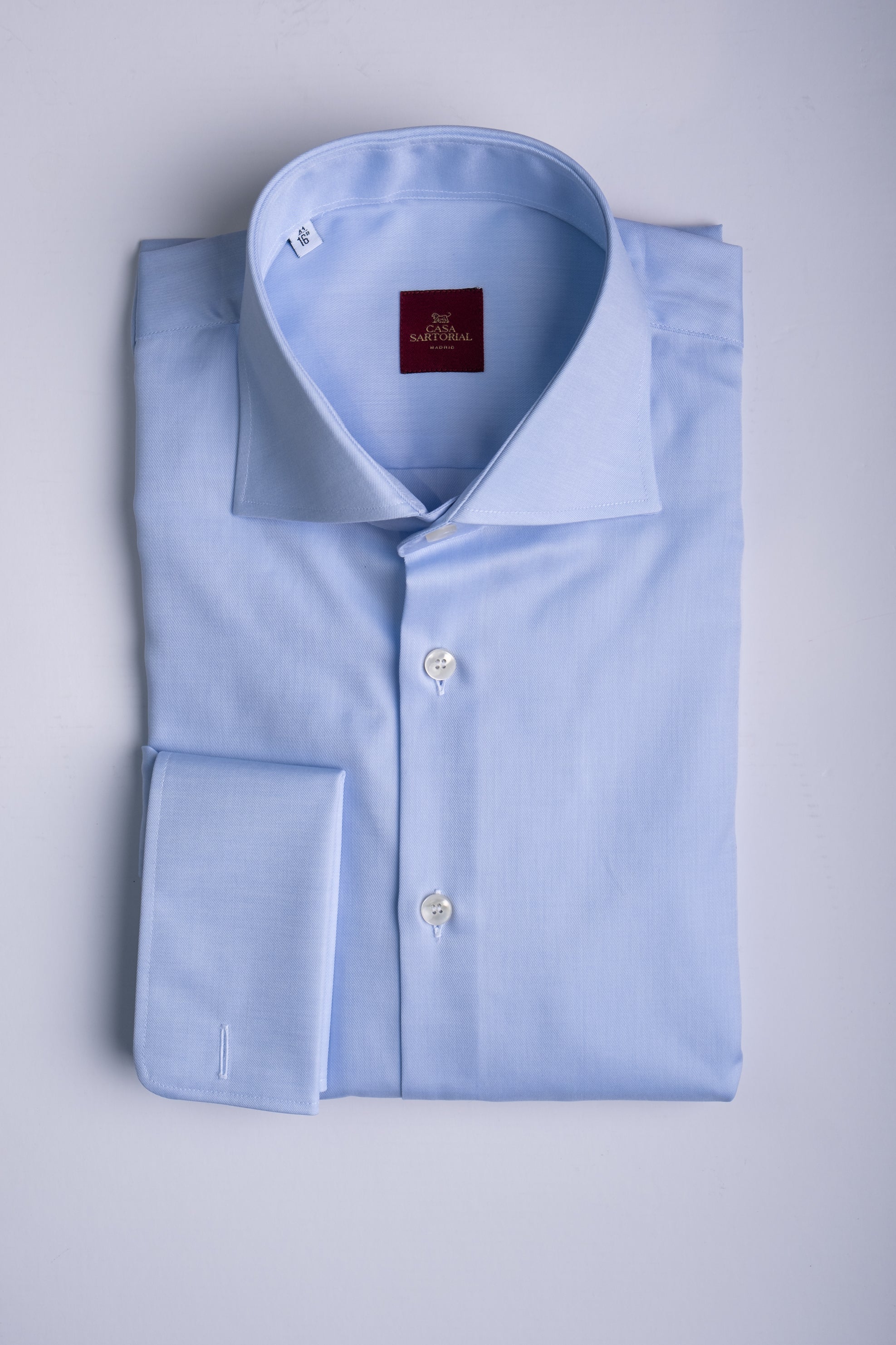 Camisa RTW Twill Alumo Azul Medio / CASA SARTORIAL