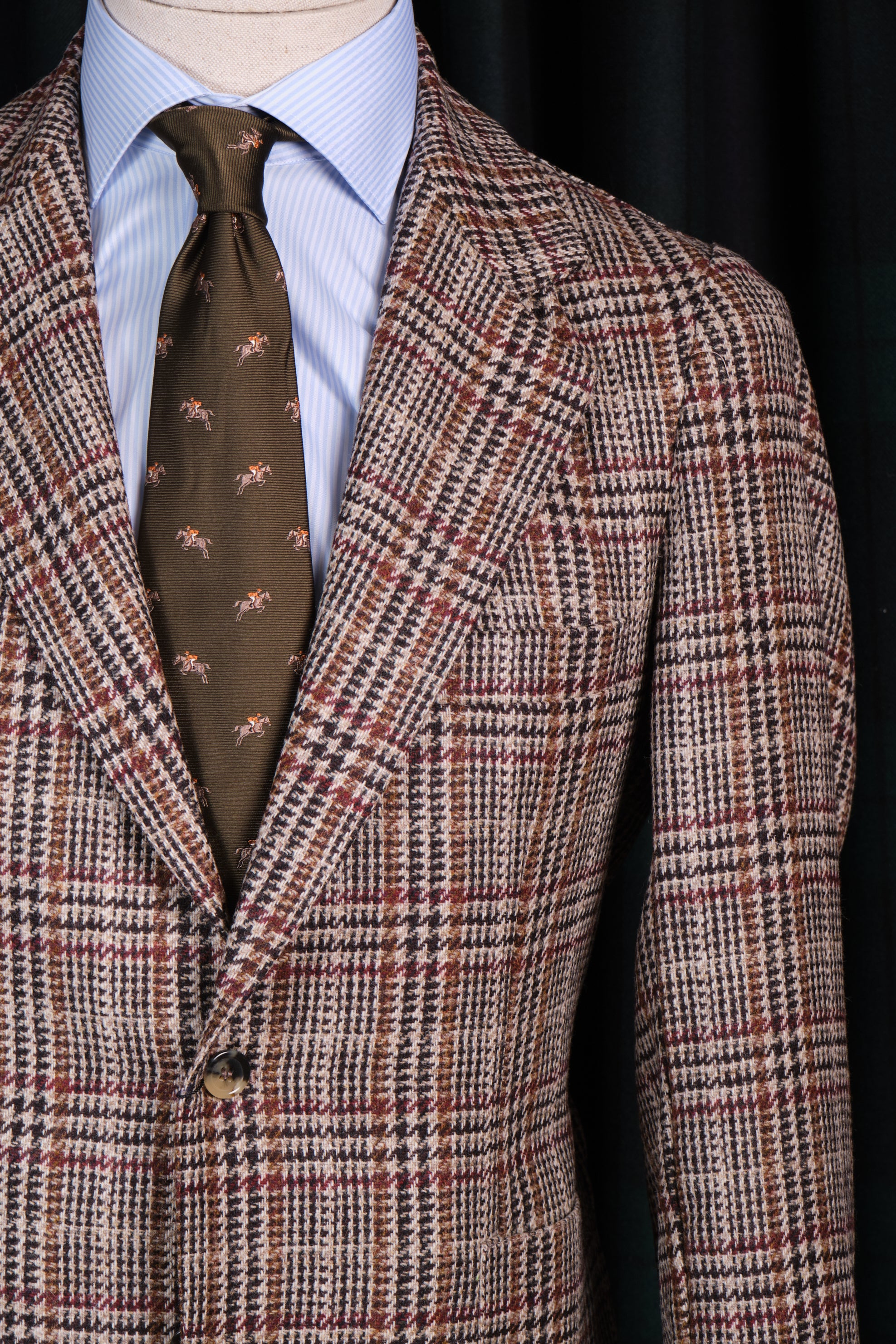 Blazer Tweed Prince of Wales Check / CASA SARTORIAL