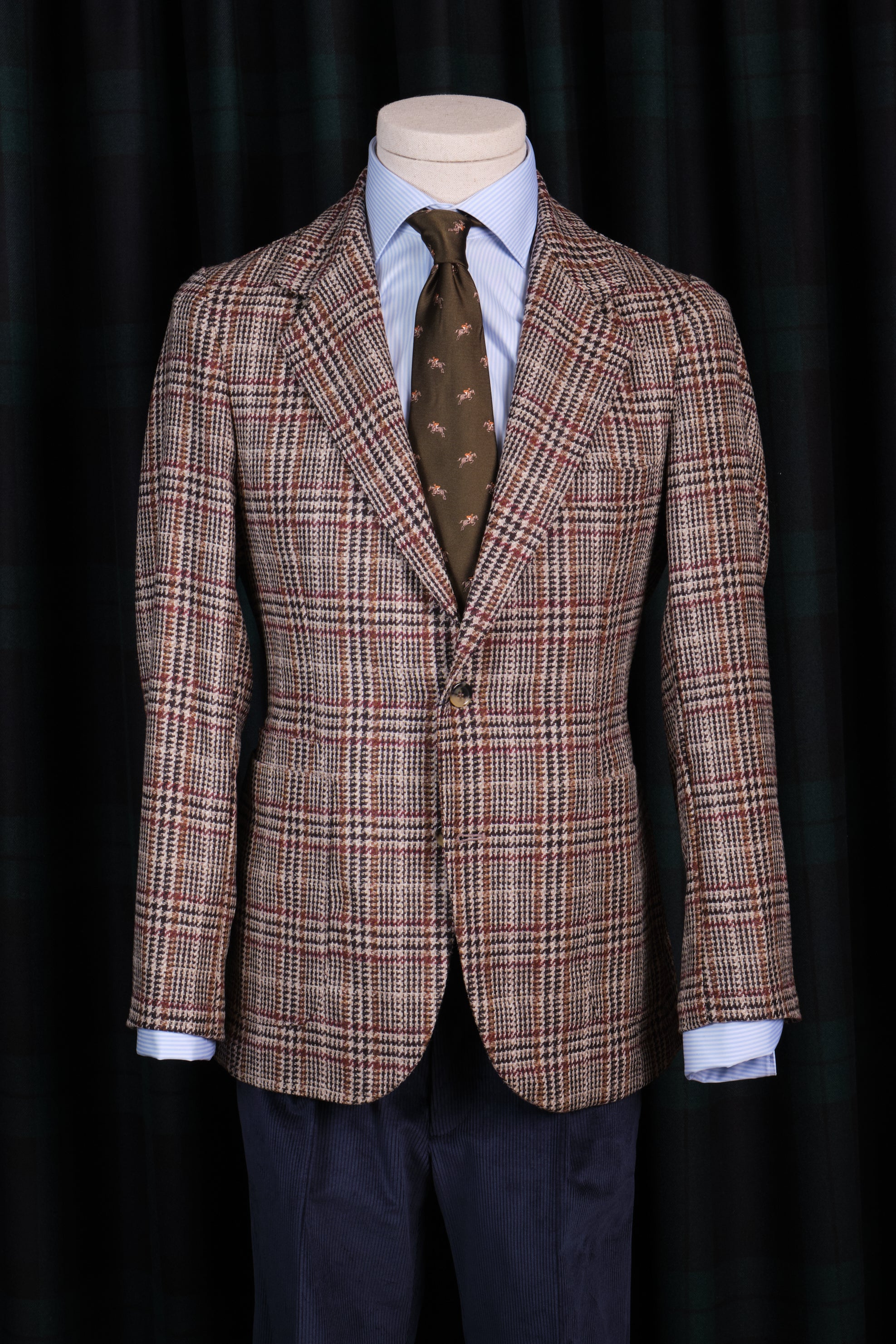 Blazer Tweed Prince of Wales Check / CASA SARTORIAL