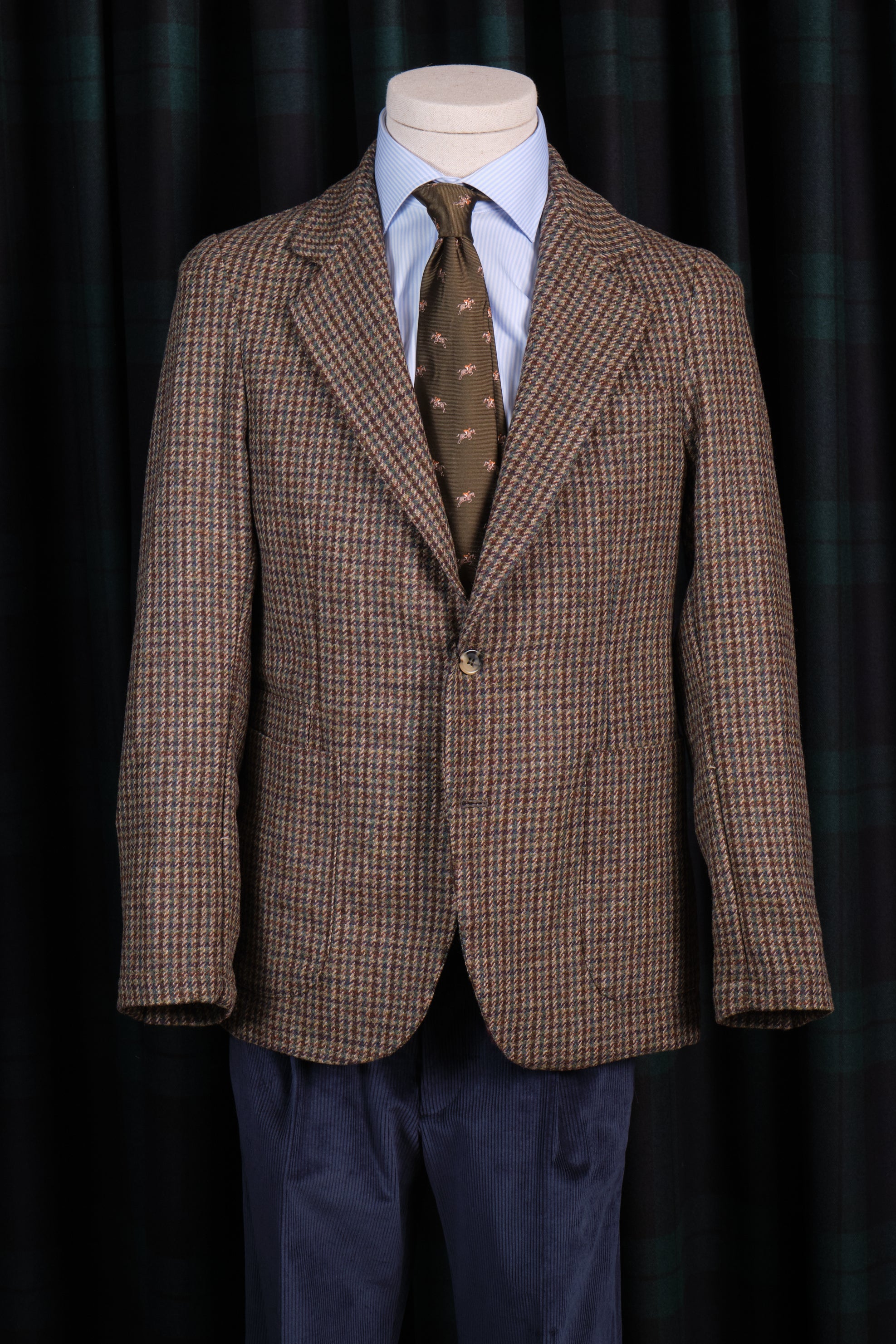 Blazer Tweed Houndstooth / CASA SARTORIAL