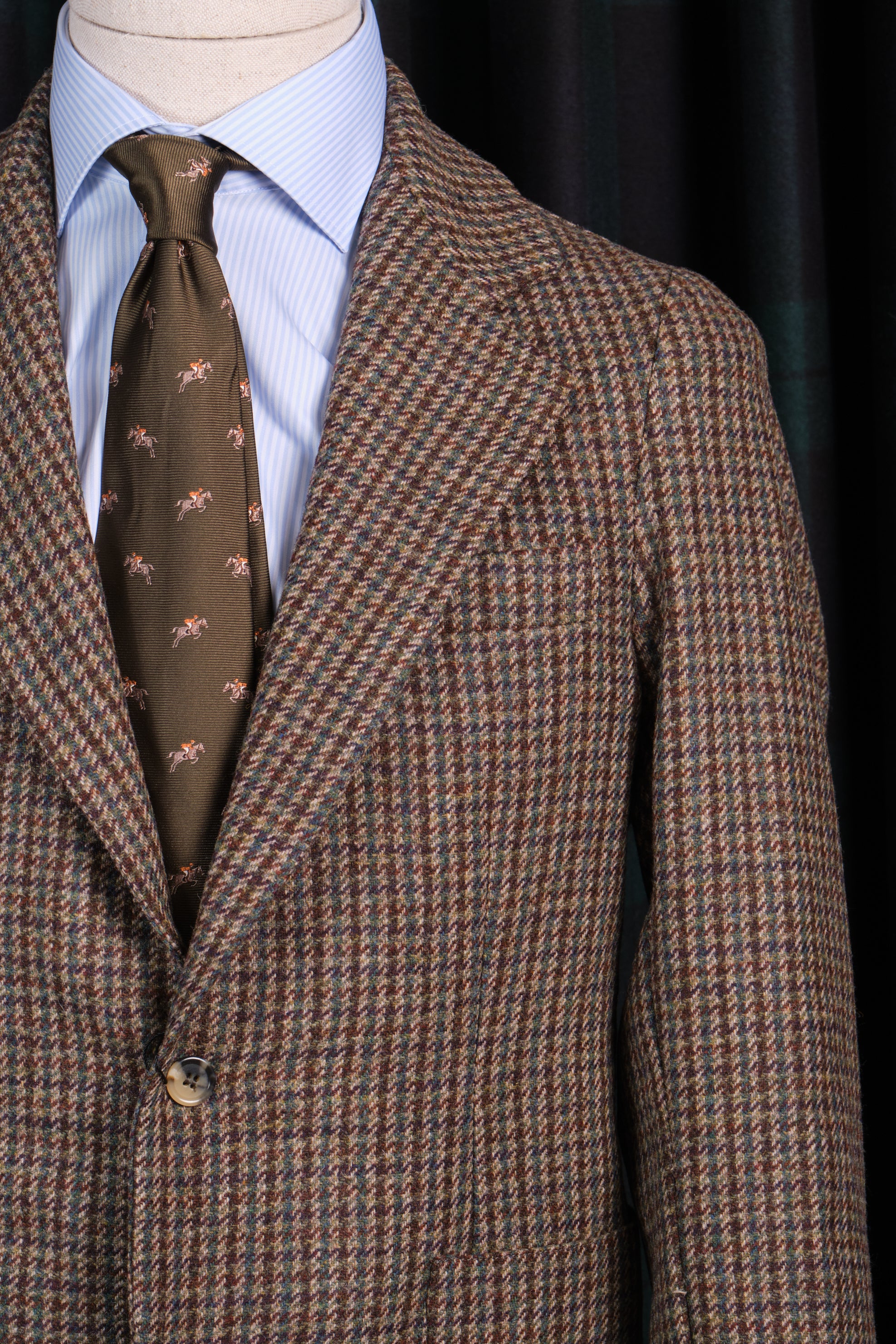 Blazer Tweed Houndstooth / CASA SARTORIAL