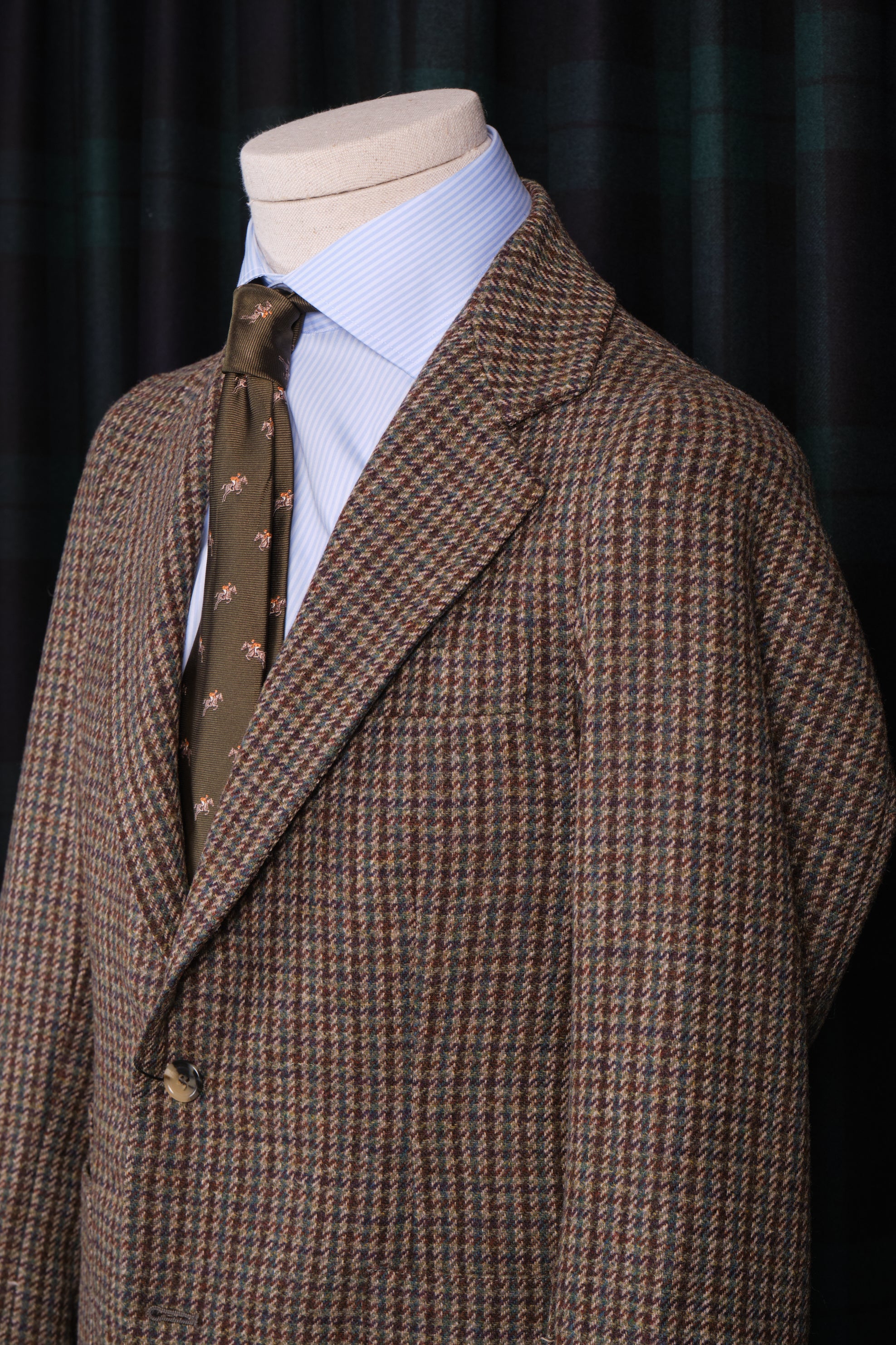 Blazer Tweed Houndstooth / CASA SARTORIAL