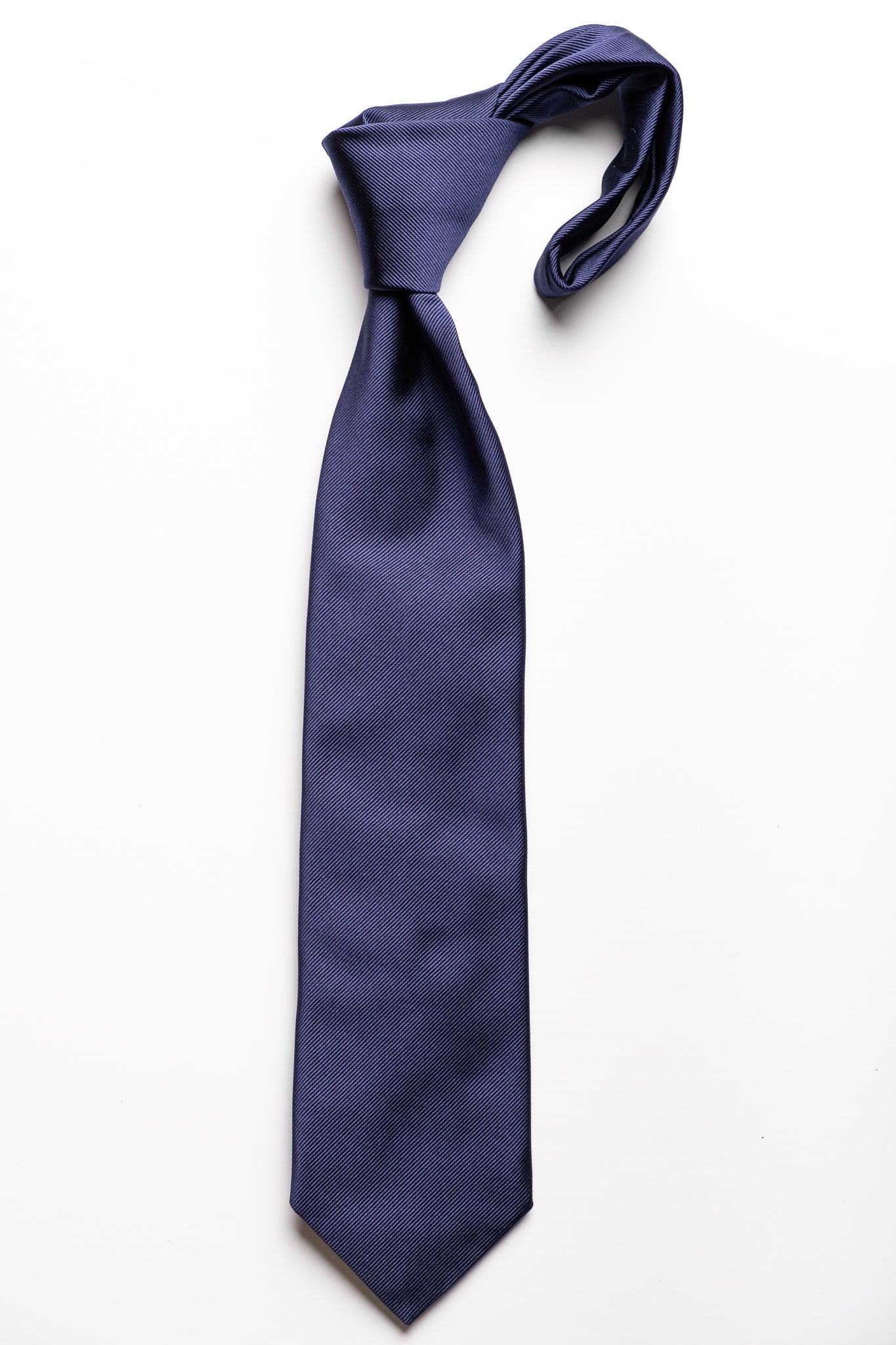 Corbata de seda Repp Azul / ASCOT x CASA SARTORIAL