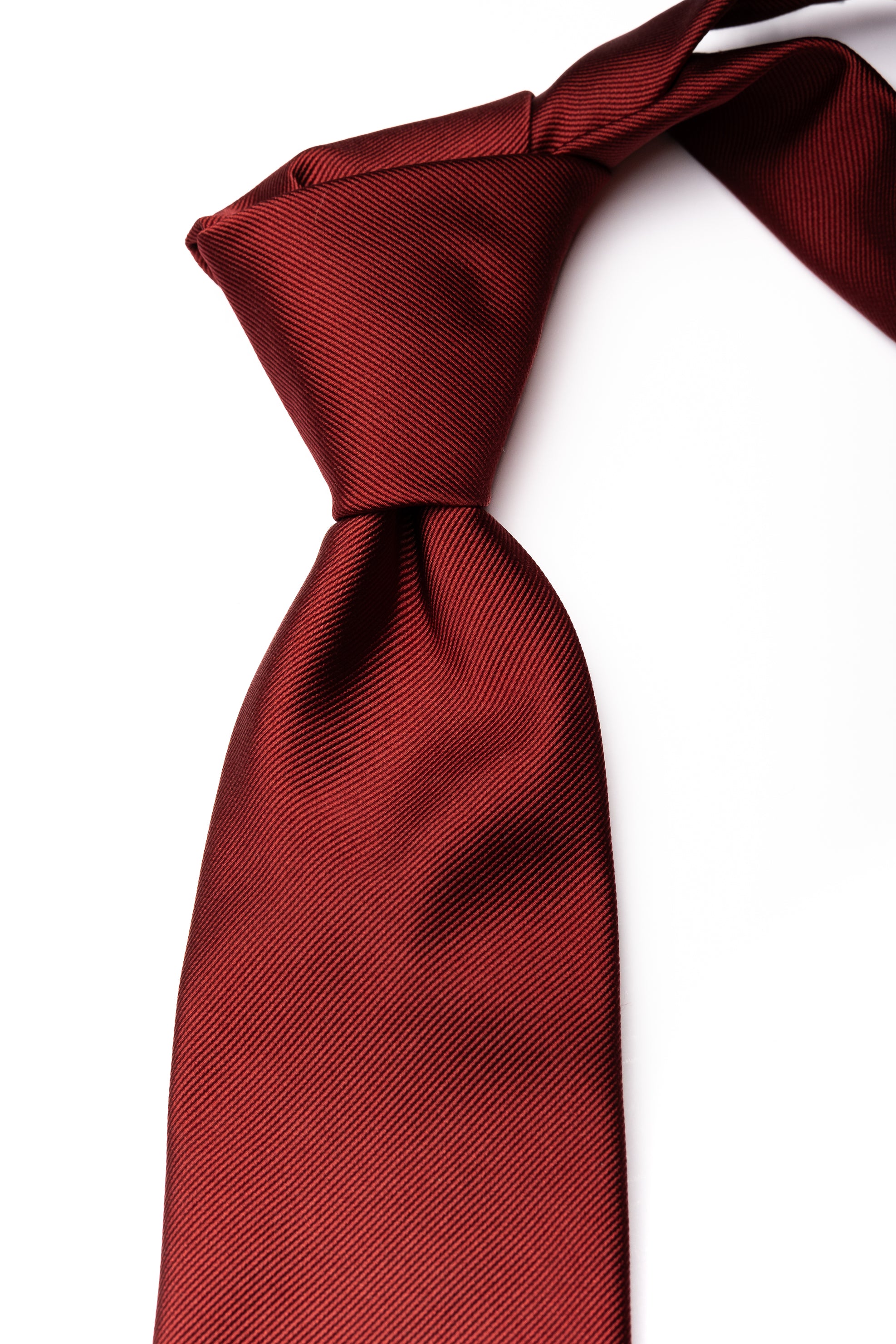 Corbata de seda Repp Roja / ASCOT x CASA SARTORIAL