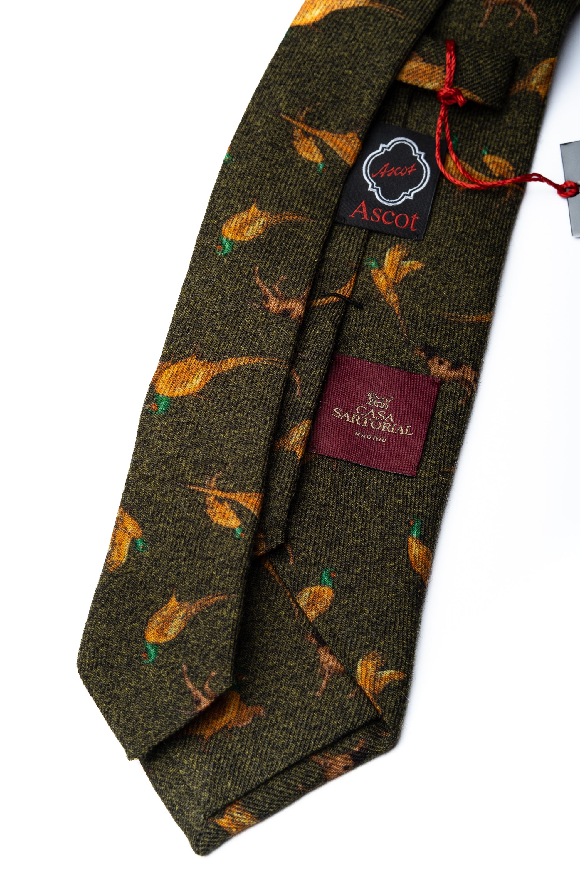 Corbata de lana Hunting 4 / ASCOT x CASA SARTORIAL