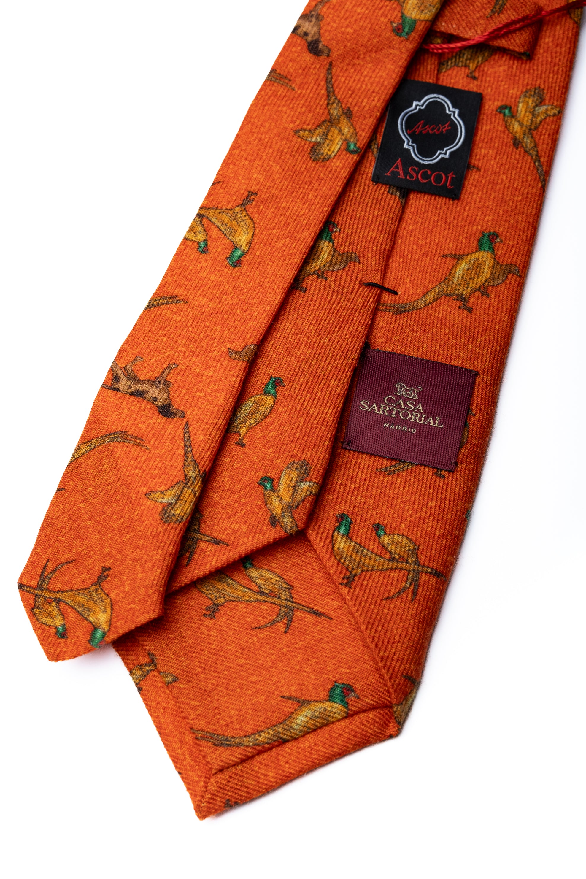 Corbata de lana Hunting 1 / ASCOT x CASA SARTORIAL