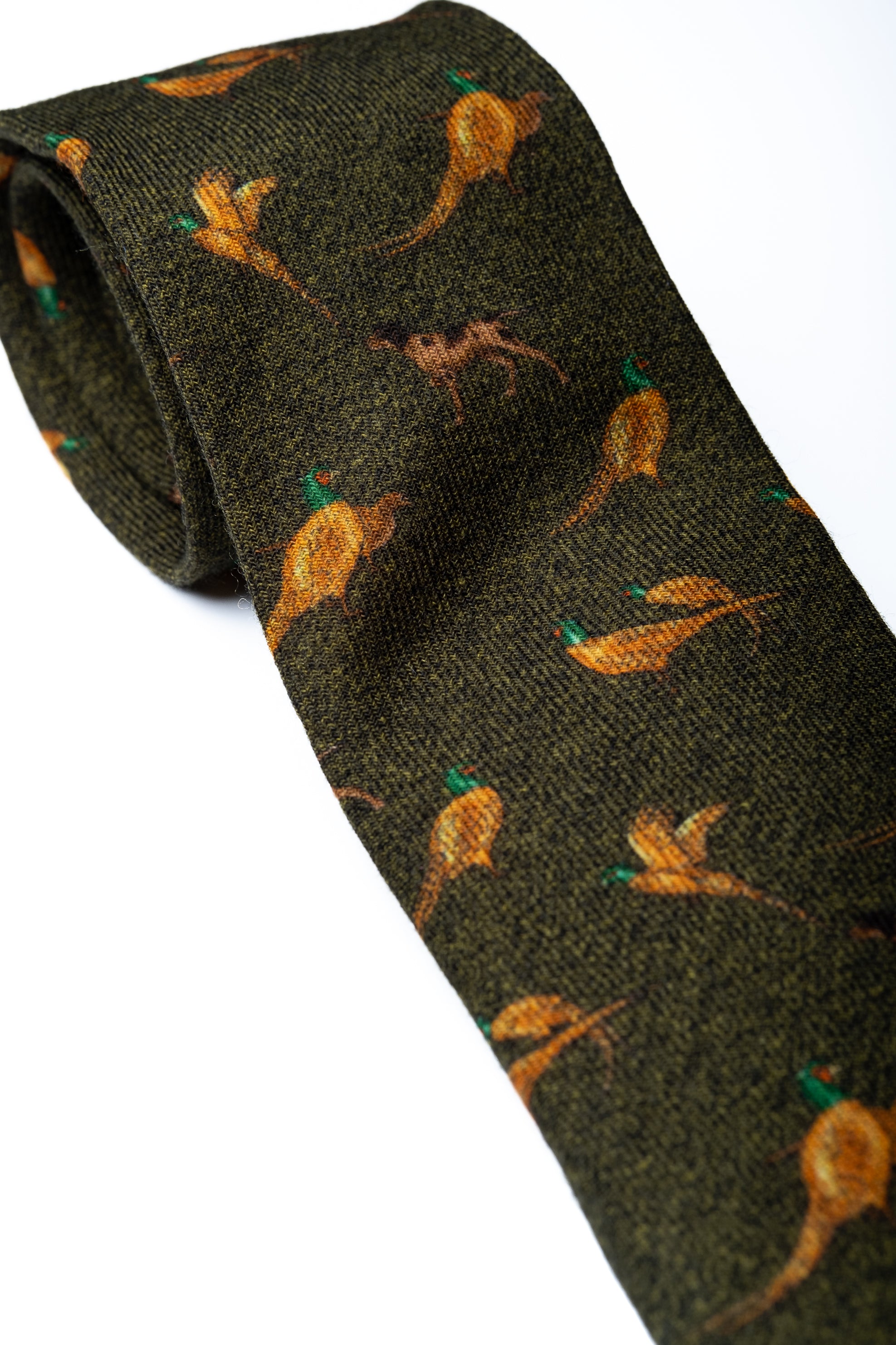 Corbata de lana Hunting 4 / ASCOT x CASA SARTORIAL