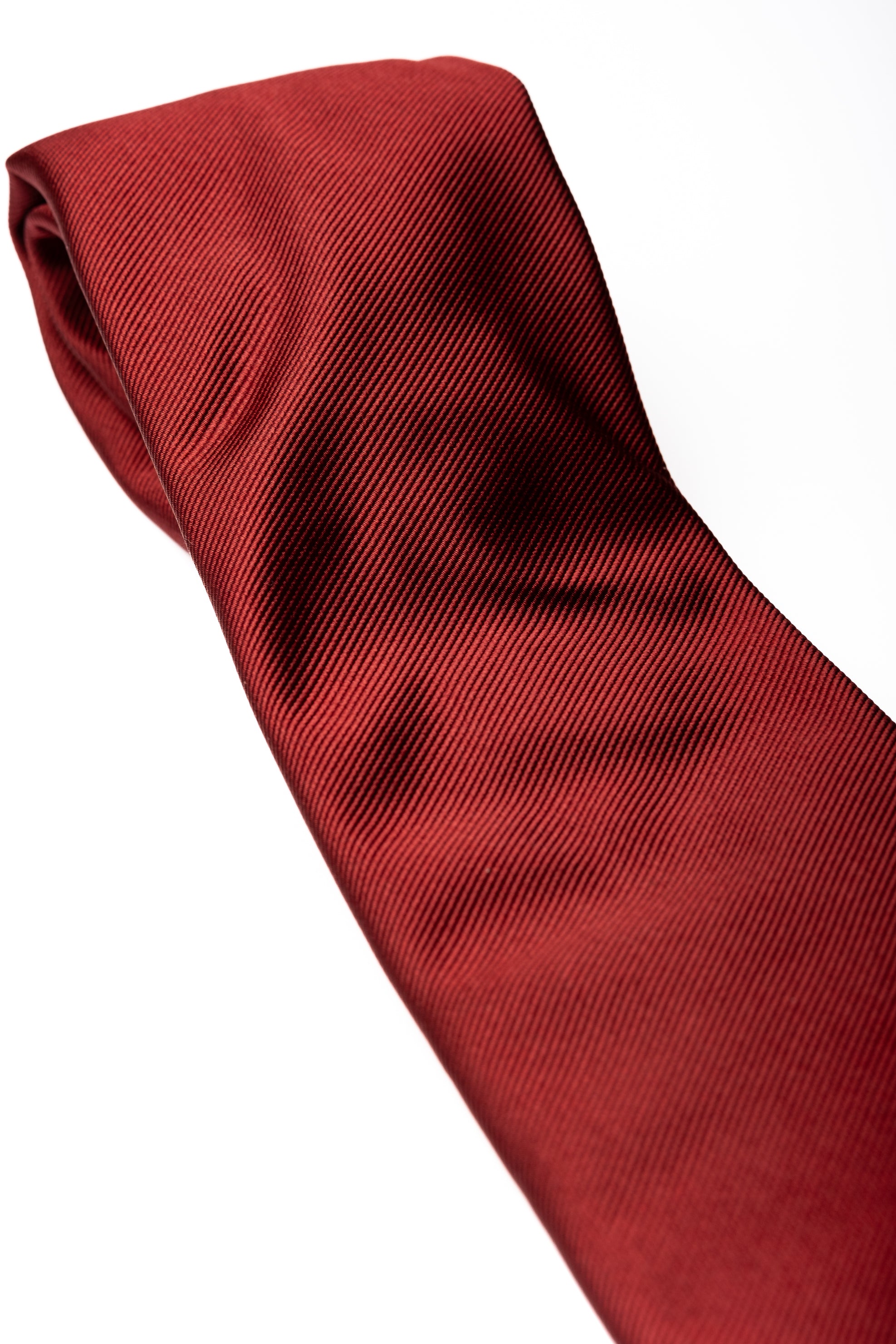 Corbata de seda Repp Roja / ASCOT x CASA SARTORIAL