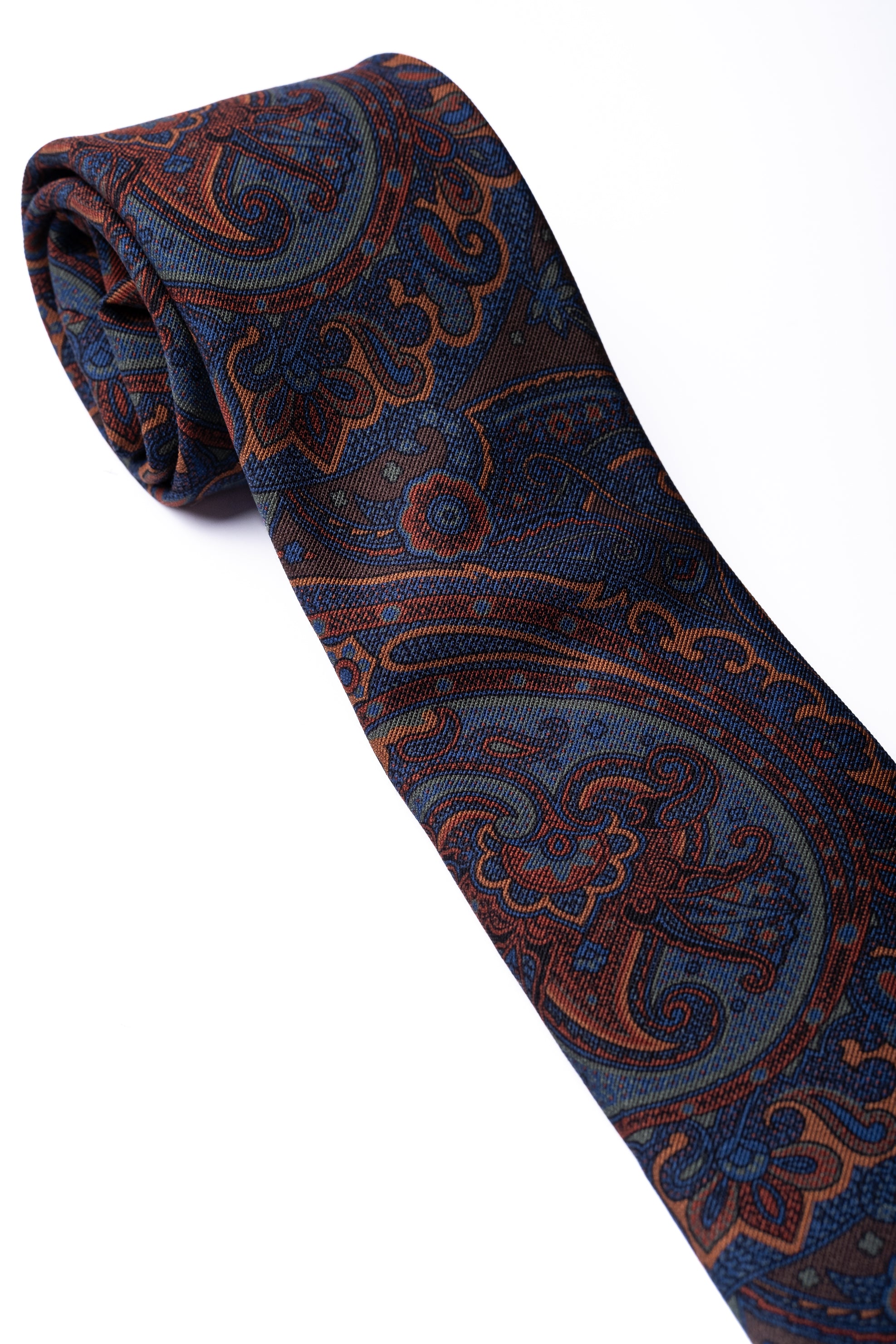 Corbata de lana Paisley 1 / ASCOT x CASA SARTORIAL