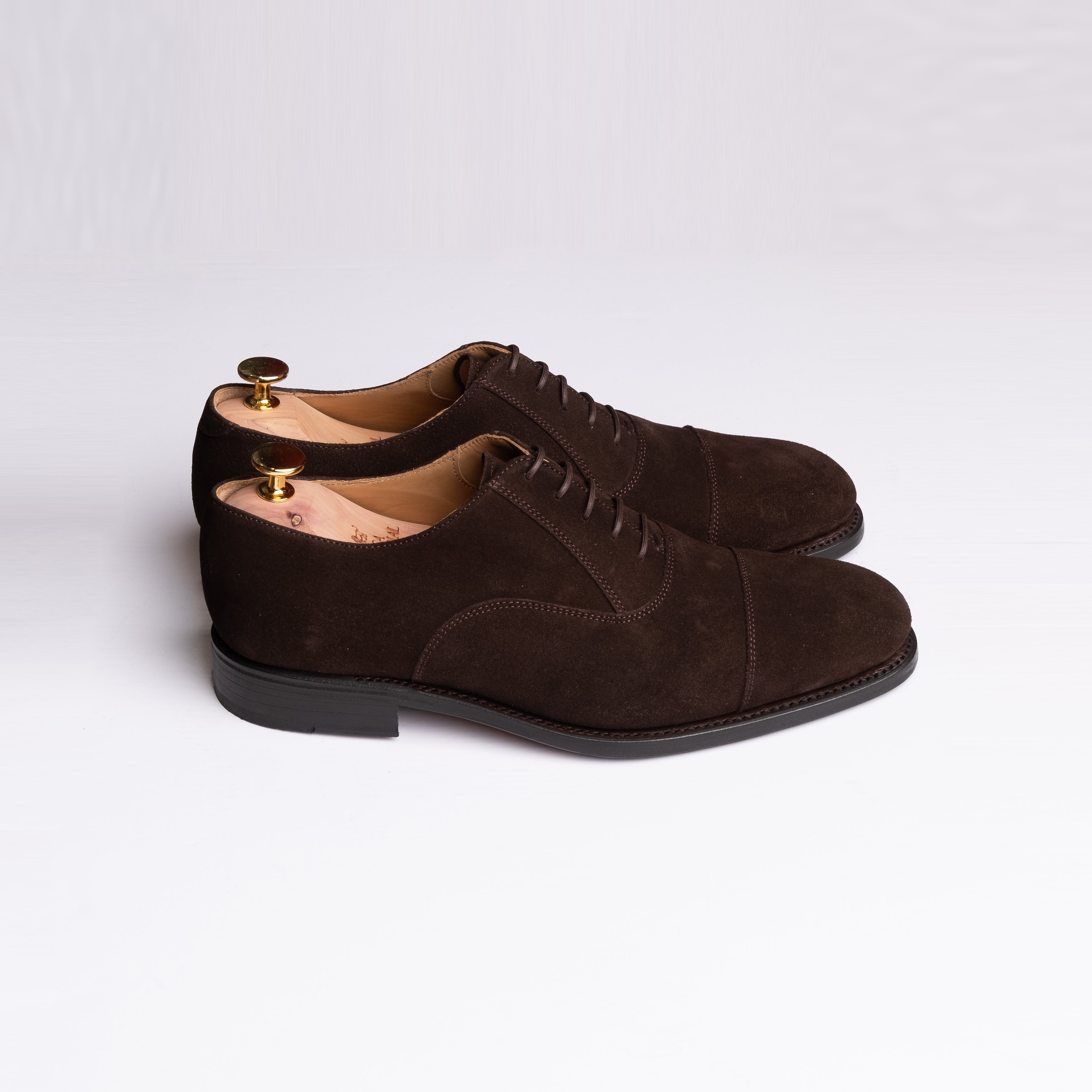 Oxford Captoe Brown Suede / CASA SARTORIAL