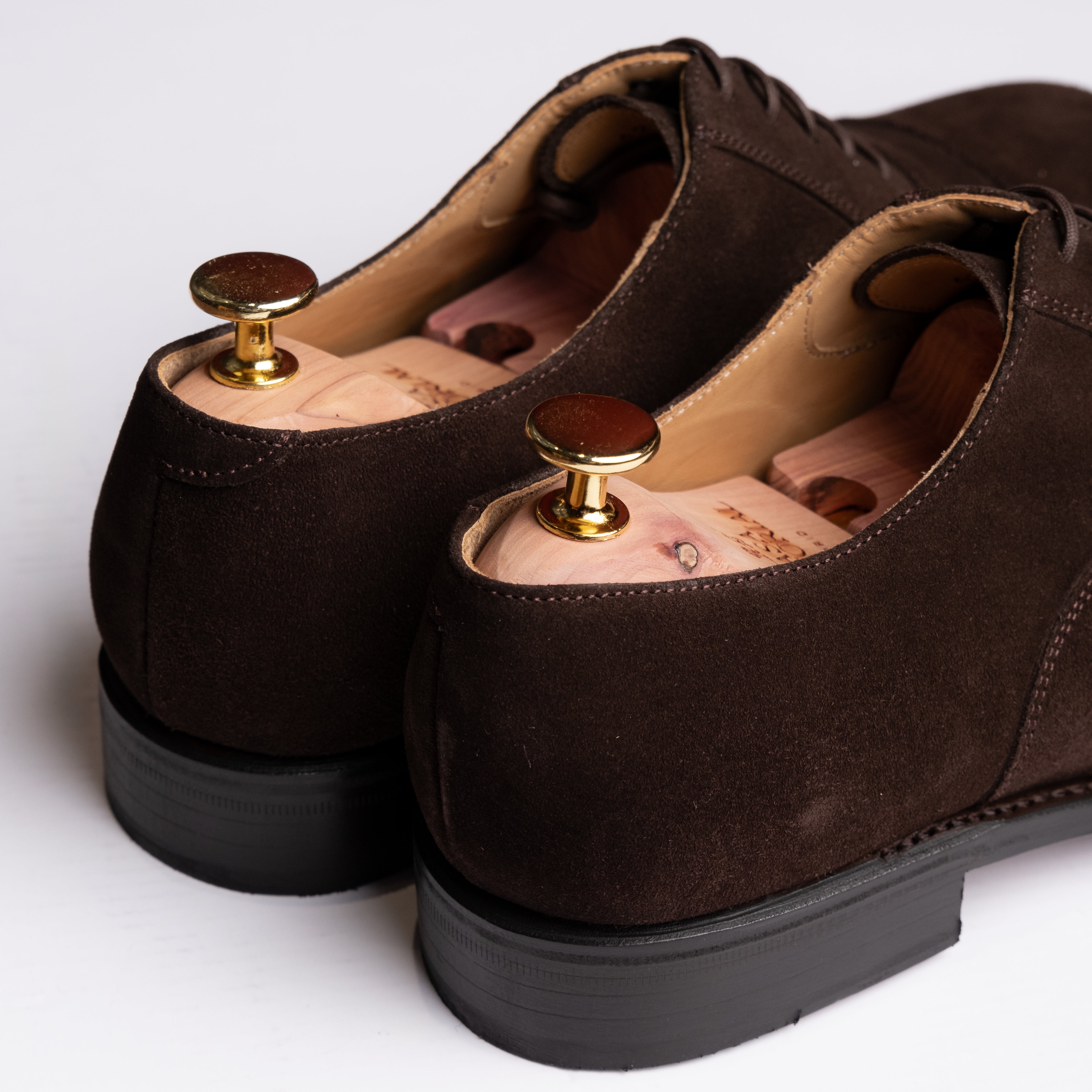 Oxford Captoe Brown Suede / CASA SARTORIAL