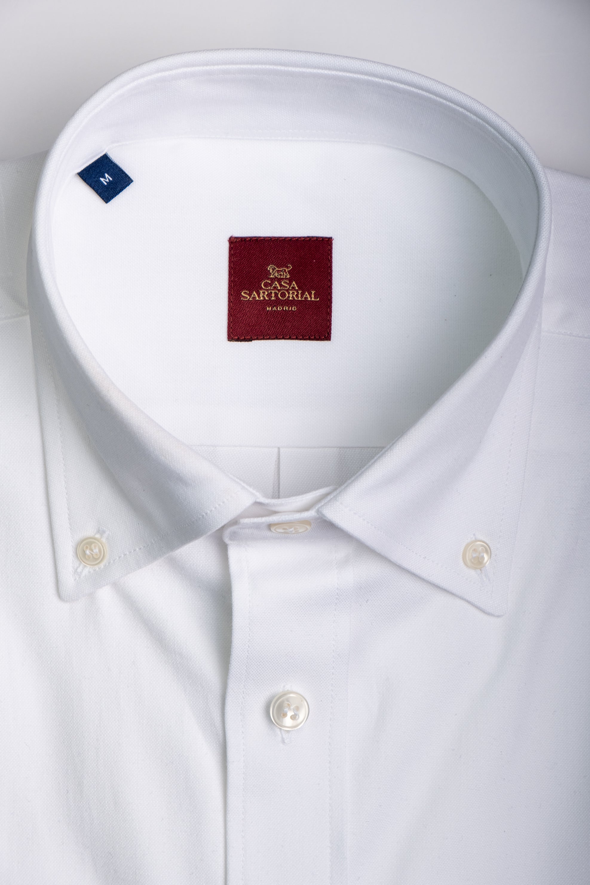 Camisa RTW Oxford Alumo Blanca / CASA SARTORIAL