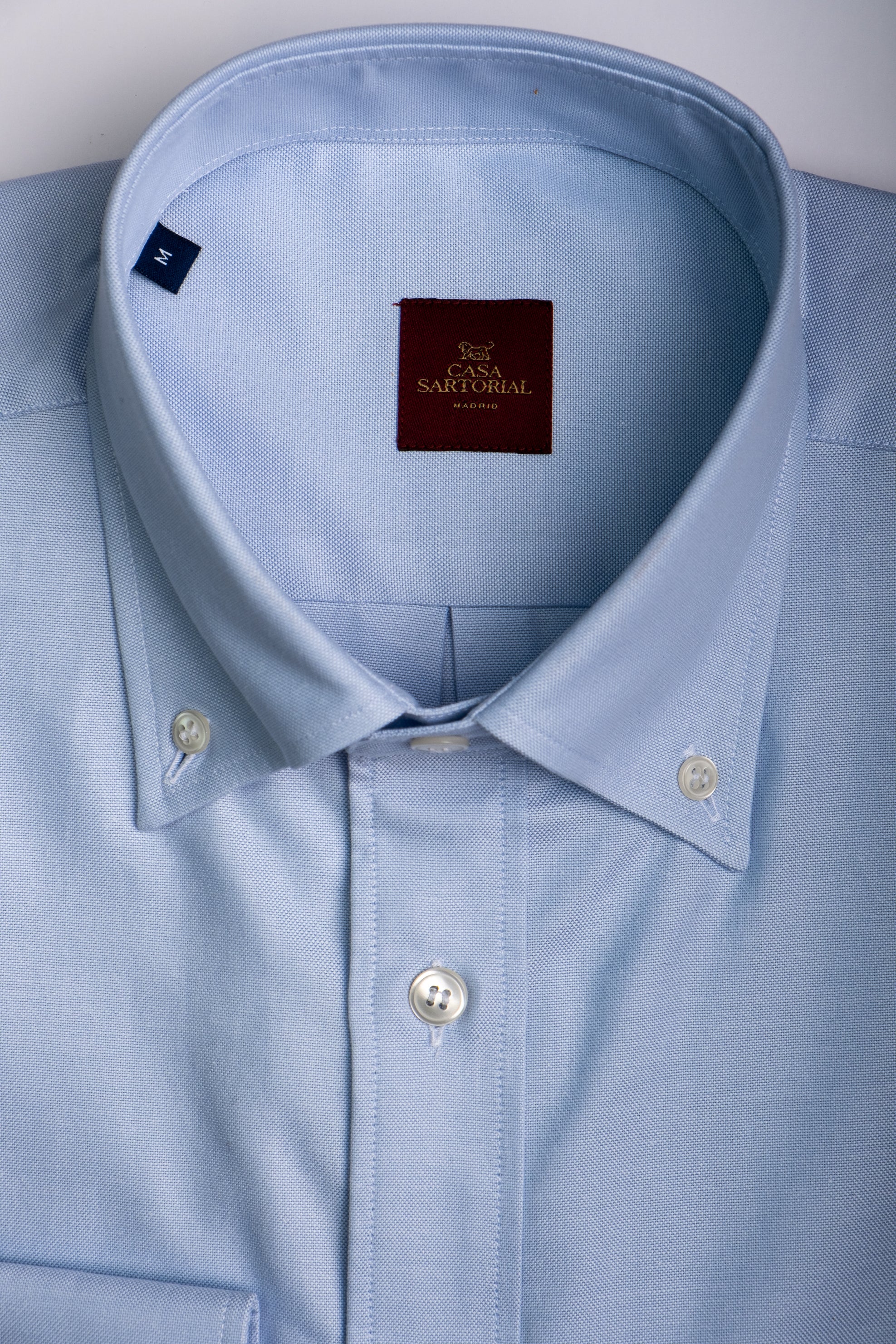 Camisa RTW Oxford Alumo Celeste / CASA SARTORIAL