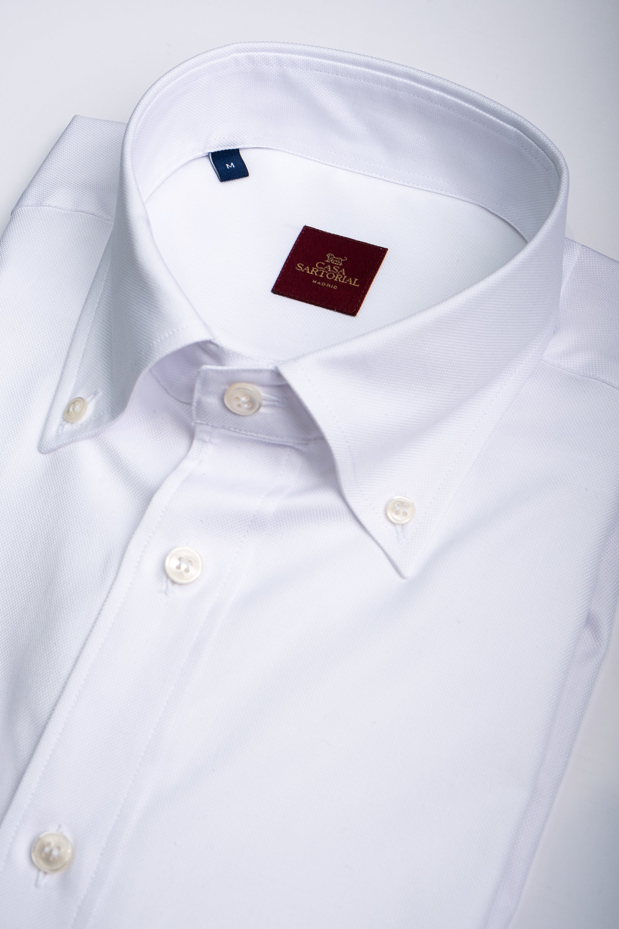 Camisa RTW Oxford Thomas Mason Blanca / CASA SARTORIAL