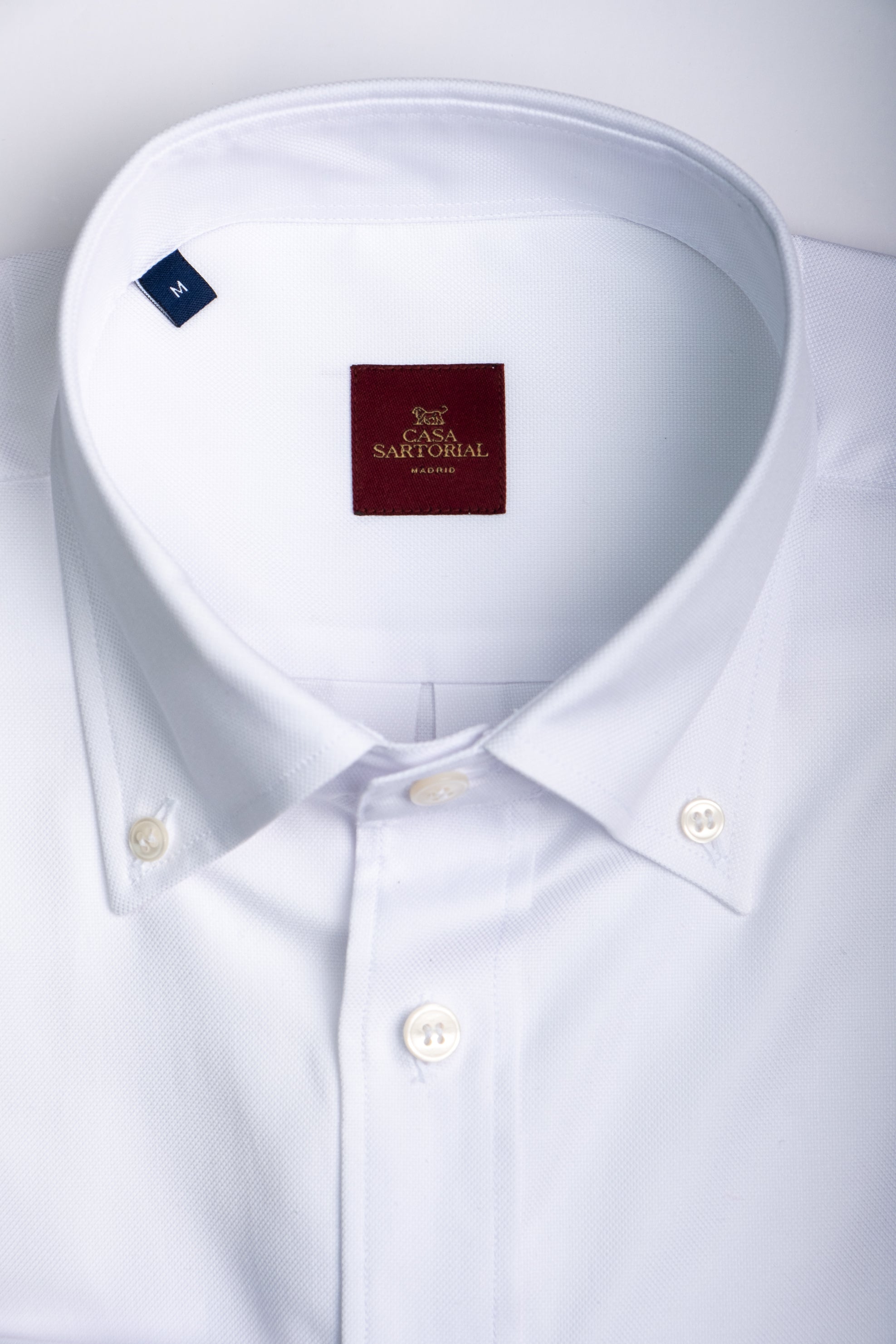 Camisa RTW Oxford Thomas Mason Blanca / CASA SARTORIAL