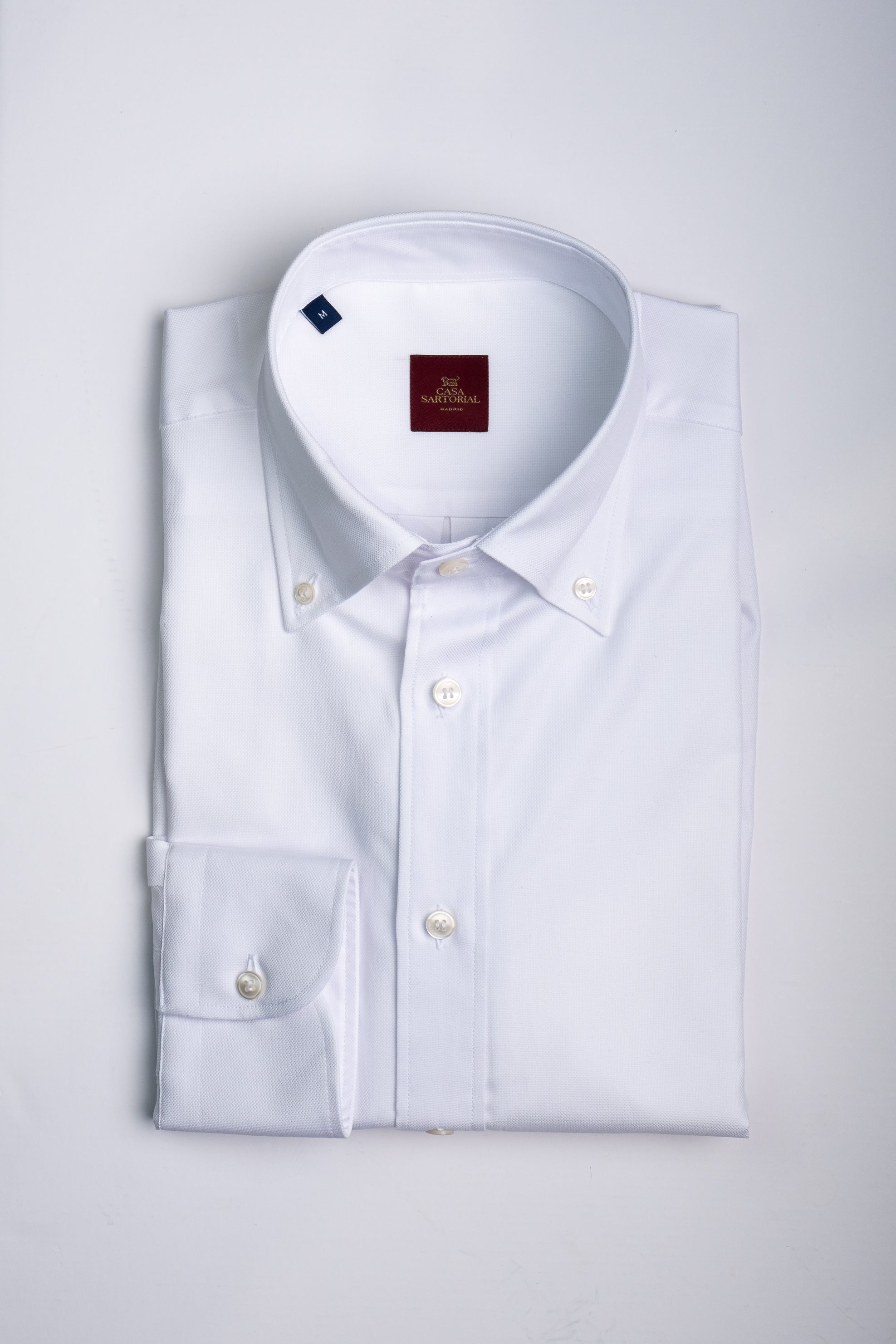 Camisa RTW Oxford Thomas Mason Blanca / CASA SARTORIAL