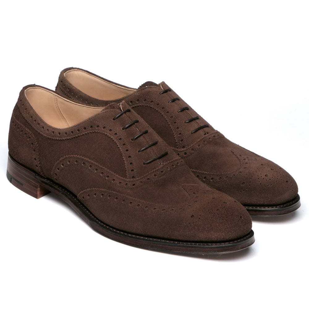 Arthur III Oxford Brogue in Plough Suede