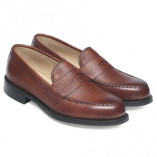 Howard R Loafer in Mahogany Grain Leather